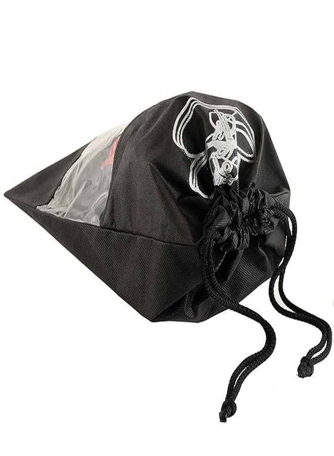 Moxtiza Shoe Cover/String Bag Organizer|Shoe Print & Non Woven Material|Transparent Window|Size 43 x 30 Cm (2) - Image 3